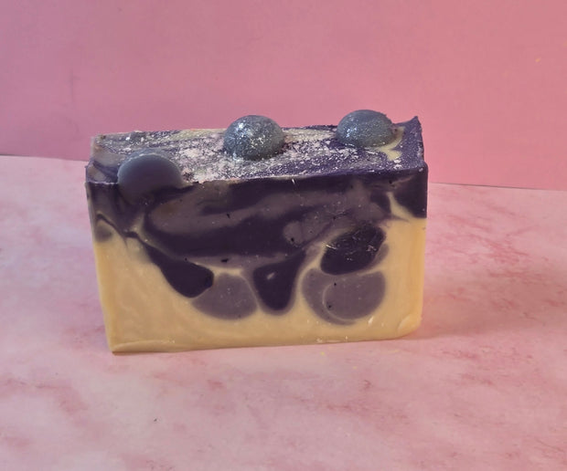 Black Raspberry Vanilla Organic Cold Process Swirl Soap. Handmade All Natural Handcrafted Soap. Cute Swirl Soap Bar. Yoni Soap. natural skincare
