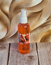 Winter Candy Apple BBW Type Moisturizing Body & Hair Spray. 4 oz Handmade Alcohol Free Hair and Body Mist