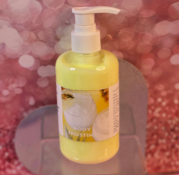 Coconut Colada Whipped Shea Butter Moisturizer. Handmade Shea Butter Body Frosting. All Natural Hand and Body Lotion 8 oz