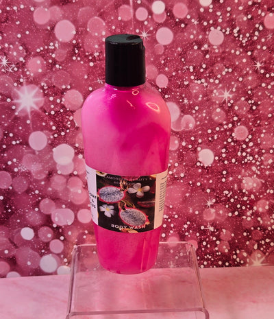Dragonfruit & Hibiscus Foaming All Natural Body Wash. Handmade Moisturizing Shower Gel. luxurious Cleanser