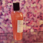 Luxurious Foaming Shower Oil 4 oz in Rose Gold Scent - Handmade Moisturizing Body Wash with Castor oil