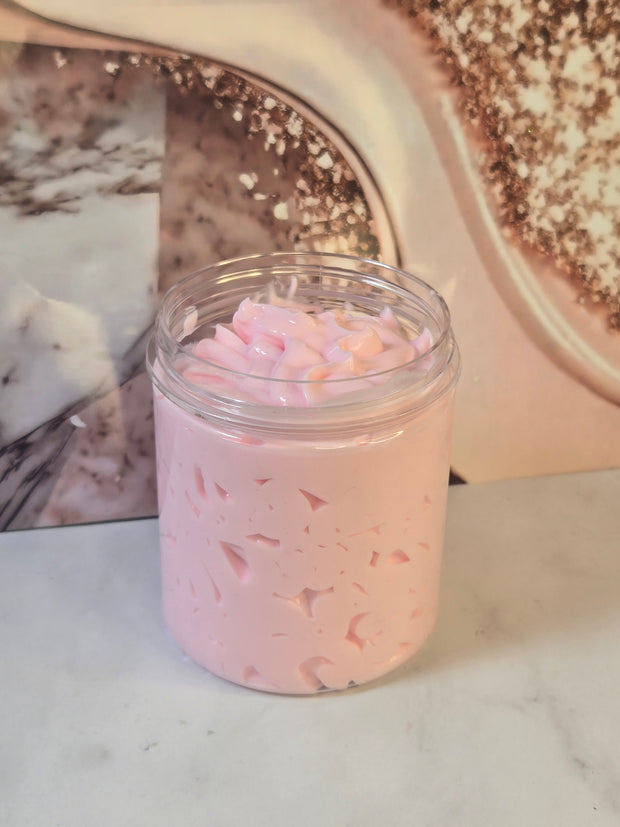 Sugar Rush Whipped Body Butter. Handmade Shea, Cocoa and Mango Butter Body Frosting. All Natural Non Greasy No Melt Body Butter