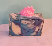 She's Berry Chic Organic Cold Process Swirl Soap. Handmade All Natural Soap Bar. Cute Swirl Soap! Moisturizing Yoni Soap