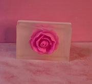 Rose Quartz Handmade All Natural Goat Milk & Shea Butter Soap.Makeup Brush Cleaner. Cute Handcrafted Soap