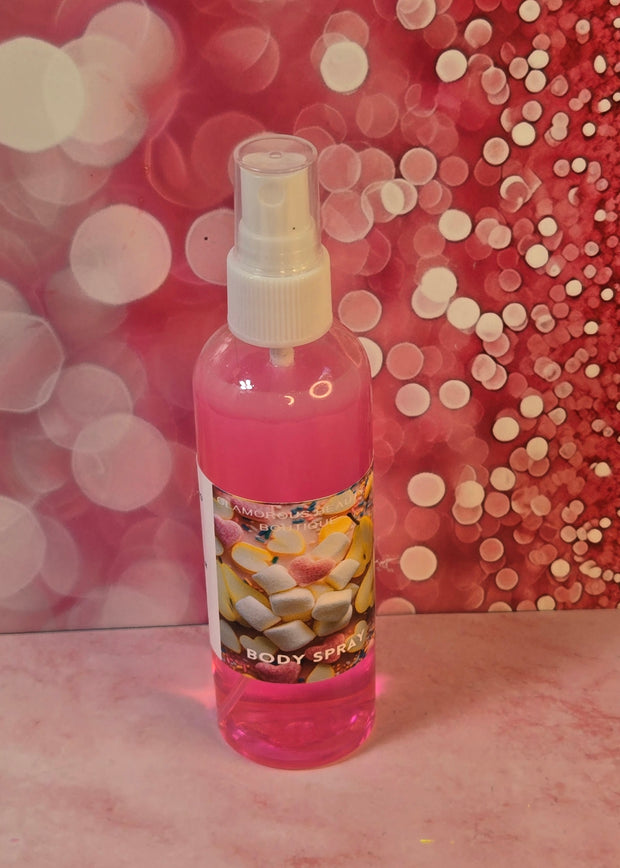 Sugar Rush Body & Hair Spray. 4 oz Handmade Moisturizing Hair and Body Mist.  Alcohol Free! Room Freshener.