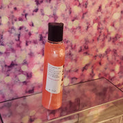 Luxurious Foaming Shower Oil 4 oz in Rose Gold Scent - Handmade Moisturizing Body Wash with Castor oil