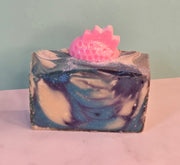 She's Berry Chic Organic Cold Process Swirl Soap. Handmade All Natural Soap Bar. Cute Swirl Soap! Moisturizing Yoni Soap