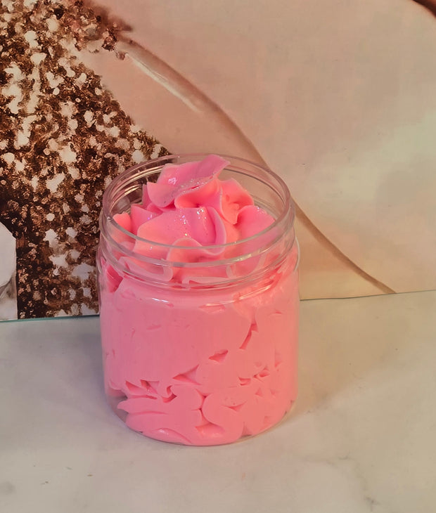 Peach Nectar Whipped Body Butter. Handmade Shea, Cocoa and Mango Butter Body Frosting. All Natural Handmade No Melt Body Butter