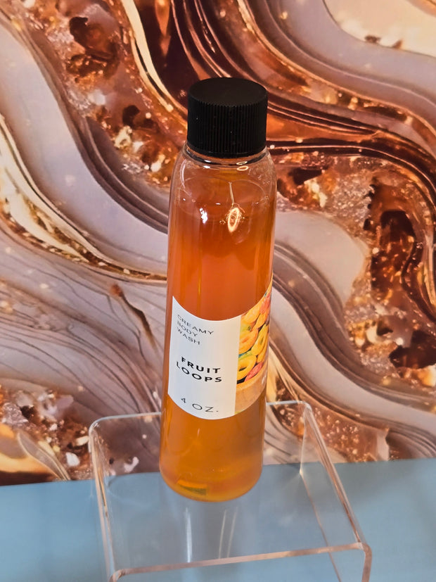 Fruit Loops Foaming All Natural Body Wash. Handmade Moisturizing Shower Gel. luxurious Cleanser