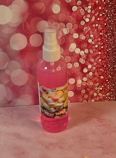 Sugar Rush Body & Hair Spray. 4 oz Handmade Moisturizing Hair and Body Mist.  Alcohol Free! Room Freshener.