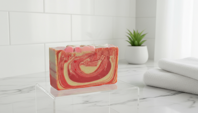 Classic Coco No5 Organic Cold Process Swirl Soap. Handmade All Natural Handcrafted Soap. Cute Swirl Soap! Yoni Soap Bar