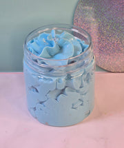 Clouds in the Sky Whipped Body Butter. Handmade Shea, Cocoa and Mango Butter Body Frosting. All Natural Non Greasy No Melt Body Butter