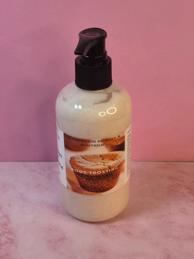 Pumpkin Souffle Whipped Shea Butter Moisturizer. Handmade Shea Butter Body Frosting. All Natural Hand and Body Lotion 8 oz