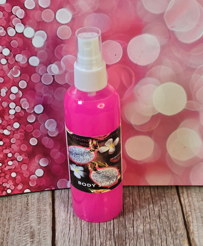 Dragonfruit & Hibiscus Body & Hair Spray. 4 oz Handmade Moisturizing Hair and Body Mist.  Alcohol Free! Room Freshener. - Glamorous Beauty & Boutique 