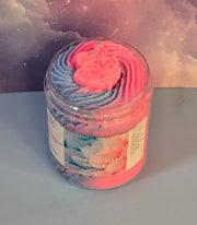 Cotton Candy Whipped Foaming Shea Butter Sugar Scrub. Exfoliating Body Wash & Scrub. All Natural Shea Butter Whipped Soap. Shaving Cream.