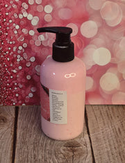 Pink Sugar Whipped Shea Butter Moisturizer. Handmade Shea Butter Body Frosting. All Natural Hand and Body Lotion 8 oz