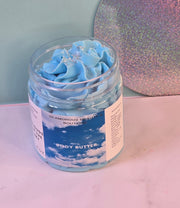 Clouds in the Sky Whipped Body Butter. Handmade Shea, Cocoa and Mango Butter Body Frosting. All Natural Non Greasy No Melt Body Butter