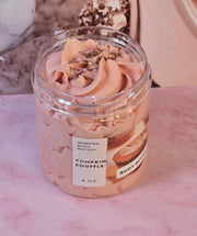Pumpkin Souffle Whipped Body Butter. Handmade Shea & Cocoa Butter Whipped Body Butter. All Natural Non Greasy No Melt Body Butter