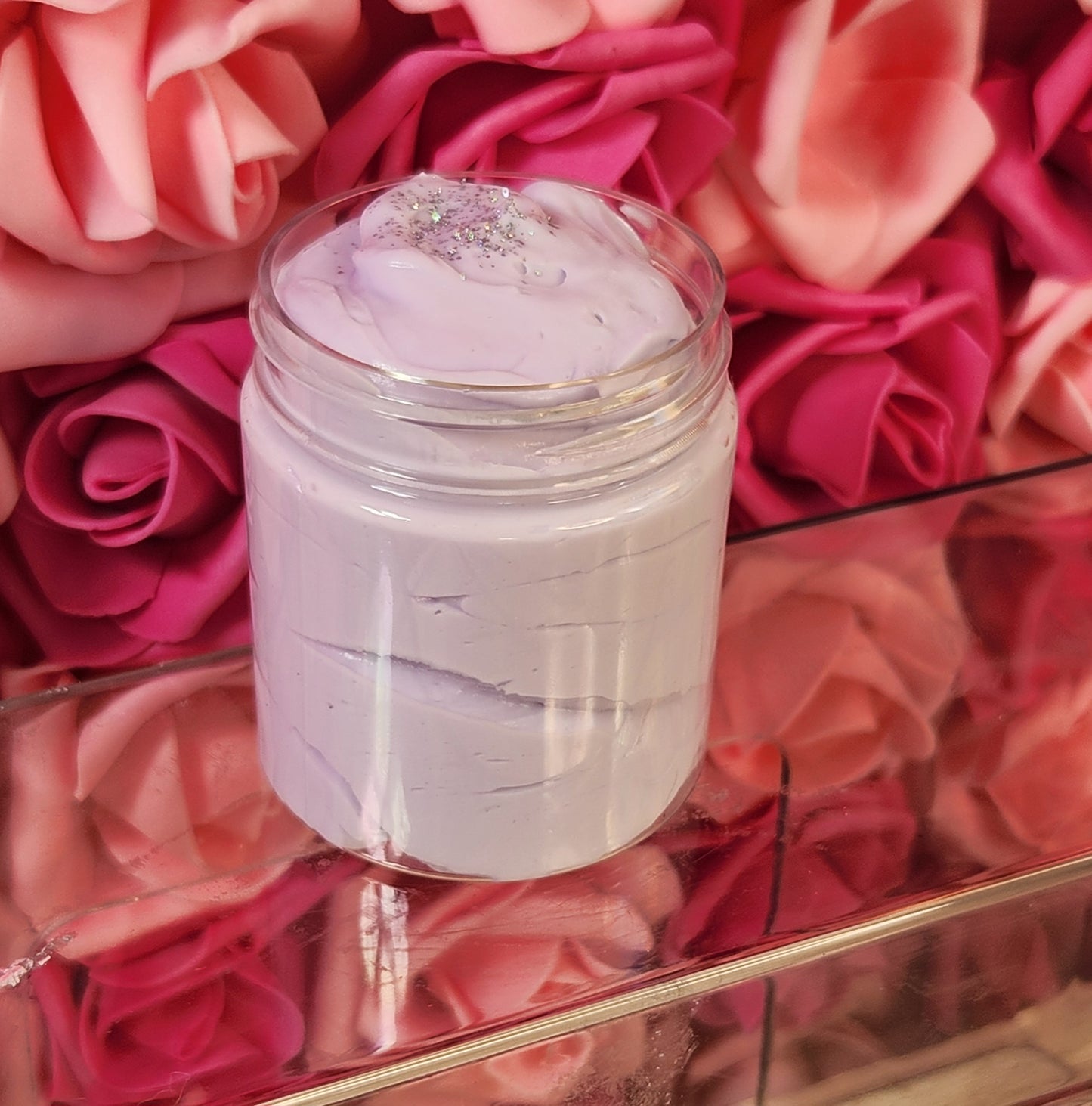 Frosted Sugar Plum Whipped Body Butter. Handmade Shea & Cocoa Butter Body Butter. All Natural Non Greasy Emulsified Body Butter. - Glamorous Beauty & Boutique