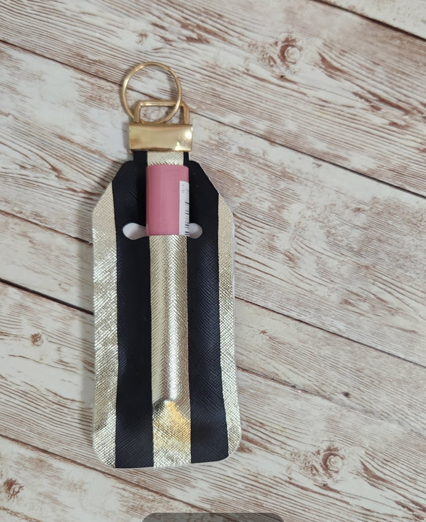 Faux Leather Lipstick Holder - Stylish and Functional Glam Accessory