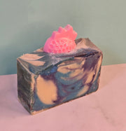 She's Berry Chic Organic Cold Process Swirl Soap. Handmade All Natural Soap Bar. Cute Swirl Soap! Moisturizing Yoni Soap