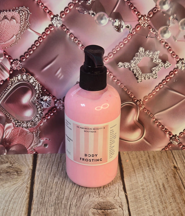 Bombshell Type Whipped Cocoa Butter Moisturizer. Handmade Cocoa Butter Body Frosting. All Natural Hand and Body Lotion 8 oz