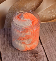 Vanilla Pumpkin Marshmallow Whipped Foaming Sugar Scrub. Exfoliating Body Wash & Scrub. All Natural Shea Butter Whipped Soap and Shaving Cream.