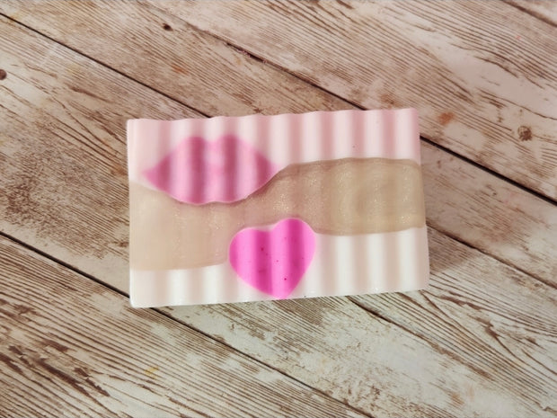 Pink Mimosa Handmade All Natural Goat Milk & Shea Butter Cereal Soap. Makeup Brush Cleaner. Cute Handcrafted Soap