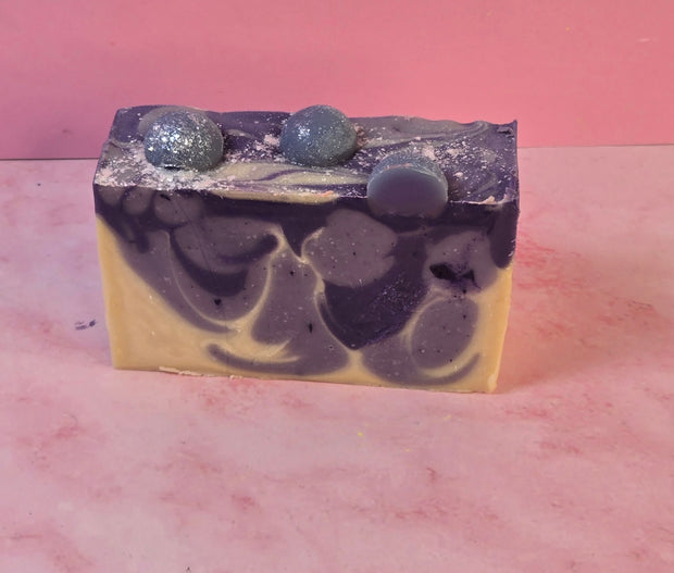 Black Raspberry Vanilla Organic Cold Process Swirl Soap. Handmade All Natural Handcrafted Soap. Cute Swirl Soap Bar. Yoni Soap. natural skincare