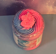 Cotton Candy Whipped Foaming Shea Butter Sugar Scrub. Exfoliating Body Wash & Scrub. All Natural Shea Butter Whipped Soap. Shaving Cream.