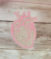 Silver Glitter Badge Holder - Stylish and Durable Accessory