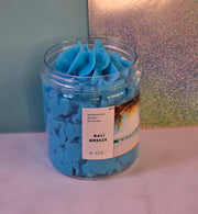 Bali Breeze Whipped Foaming Sugar Scrub. Exfoliating Body Wash & Scrub. All Natural Shea Butter Whipped Soap and Shaving Cream.