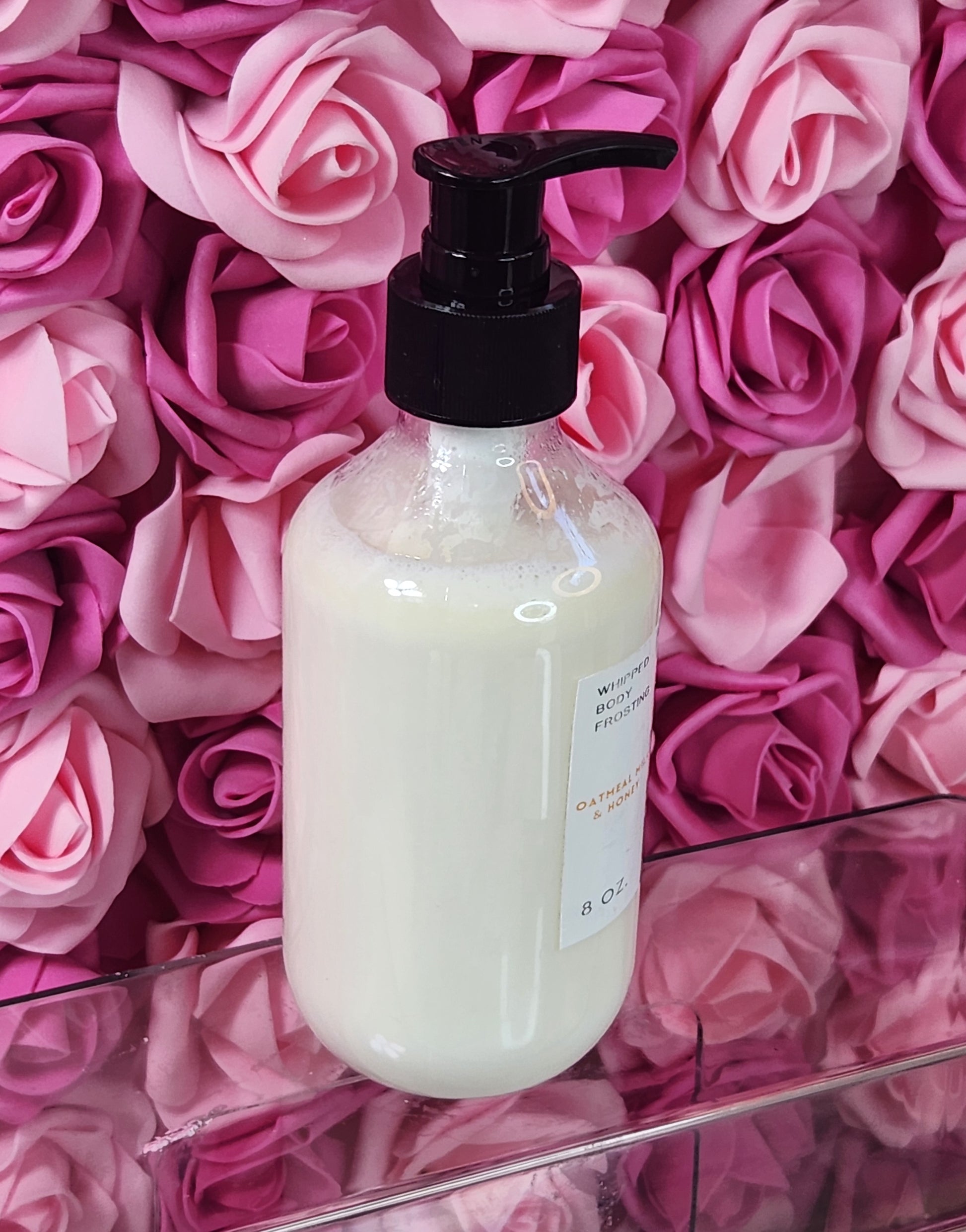 Oatmeal Milk & Honey Whipped Shea Butter Moisturizer. Handmade Shea Butter Body Frosting. All Natural Hand and Body Lotion 8 oz - Glamorous Beauty & Boutique