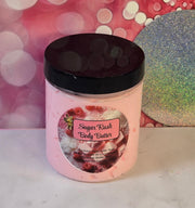 Sugar Rush Whipped Body Butter. Handmade Shea, Cocoa and Mango Butter Body Frosting. All Natural Non Greasy No Melt Body Butter