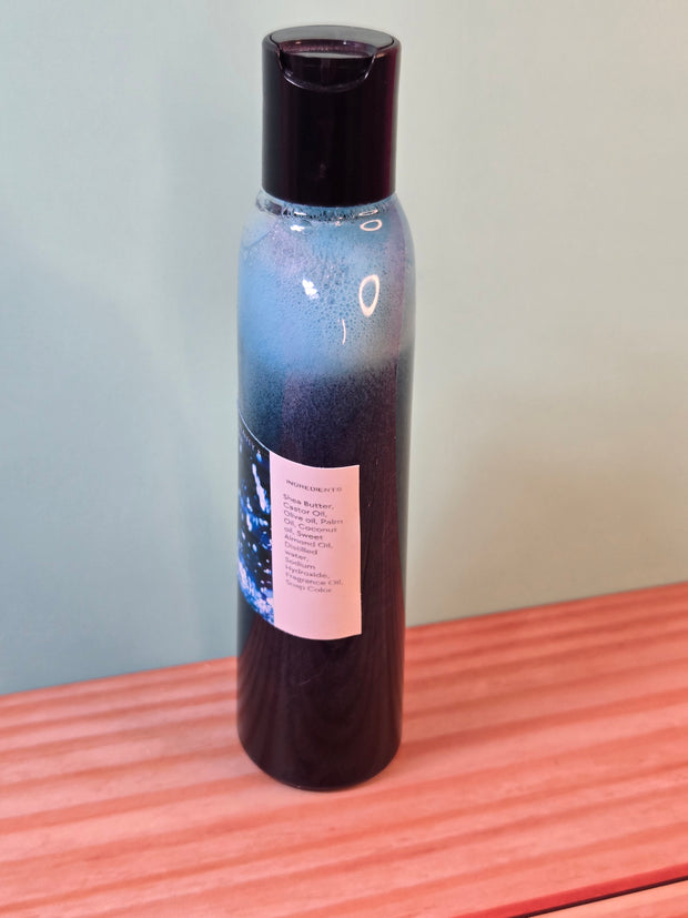 Coastal Rain Foaming All Natural Body Wash. 8 oz Handmade Moisturizing Shower Gel. Luxurious Cleanser - Glamorous Beauty & Boutique 