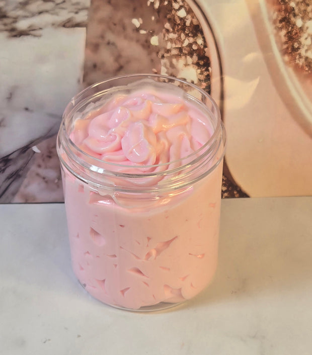 Sugar Rush Whipped Body Butter. Handmade Shea, Cocoa and Mango Butter Body Frosting. All Natural Non Greasy No Melt Body Butter