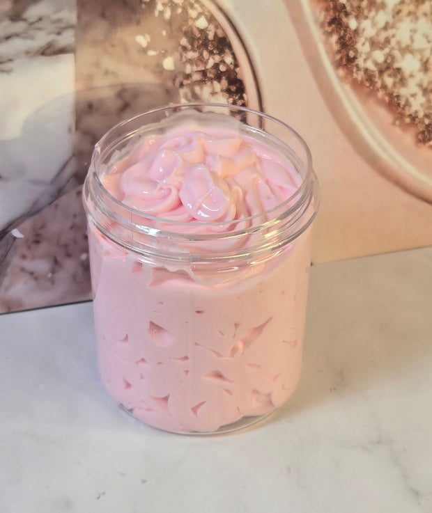 Sugar Rush Whipped Body Butter. Handmade Shea, Cocoa and Mango Butter Body Frosting. All Natural Non Greasy No Melt Body Butter