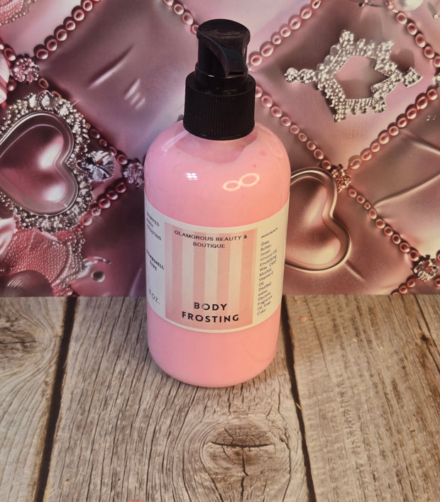 Bombshell Type Whipped Cocoa Butter Moisturizer. Handmade Cocoa Butter Body Frosting. All Natural Hand and Body Lotion 8 oz