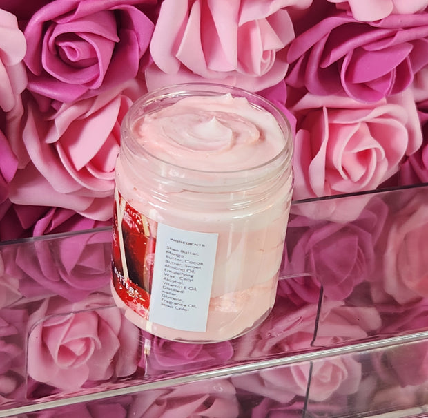 Winter Candy Apple BBW Type Whipped Body Butter. Handmade Shea & Mango Butter Body Frosting. All Natural Non Greasy Emulsified Body Butter - Glamorous Beauty & Boutique