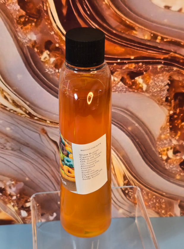 Fruit Loops Foaming All Natural Body Wash. Handmade Moisturizing Shower Gel. luxurious Cleanser