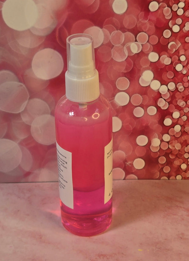 Sugar Rush Body & Hair Spray. 4 oz Handmade Moisturizing Hair and Body Mist.  Alcohol Free! Room Freshener.