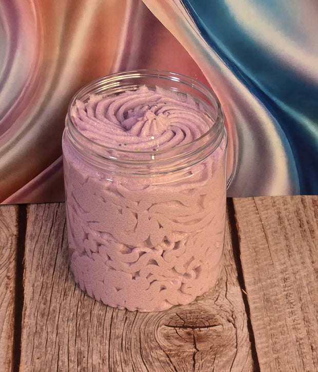 Heavenly Type Whipped Foaming Sugar Scrub. Exfoliating Body Wash & Scrub. All Natural Shea Butter Whipped Soap and Shaving Cream.