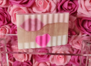 Pink Mimosa Handmade All Natural Goat Milk & Shea Butter Cereal Soap. Makeup Brush Cleaner. Cute Handcrafted Soap