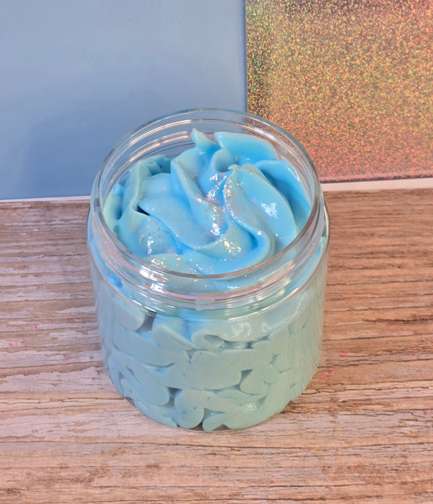 Blueberry Jam Whipped Body Butter. Handmade Shea & Mango Butter Body Frosting. All Natural Non Greasy No Melt Body Butter