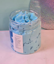 Clouds in the Sky Whipped Body Butter. Handmade Shea, Cocoa and Mango Butter Body Frosting. All Natural Non Greasy No Melt Body Butter