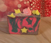 Over The Rainbow Organic Cold Process Swirl Soap. Handmade All Natural Handcrafted Soap. Cute Swirl Soap! Pink Soap Bar. Yoni Soap