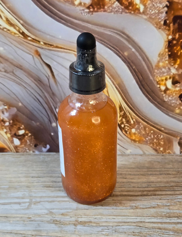 Coconut Mango All Natural Shimmer Body Oil. Luxurious and Moisturizing Body Oil for Dry or Normal Skin. Massage Oil. - Glamorous Beauty & Boutique 