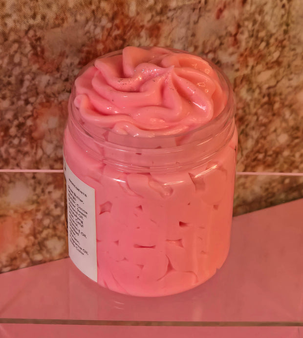 Aloha Paradise Whipped Body Butter. Handmade Shea, Cocoa and Mango Butter Body Frosting. All Natural Non Greasy No Melt Body Butter
