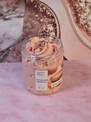 Pumpkin Souffle Whipped Body Butter. Handmade Shea & Cocoa Butter Whipped Body Butter. All Natural Non Greasy No Melt Body Butter