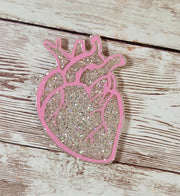 Silver Glitter Badge Holder - Stylish and Durable Accessory